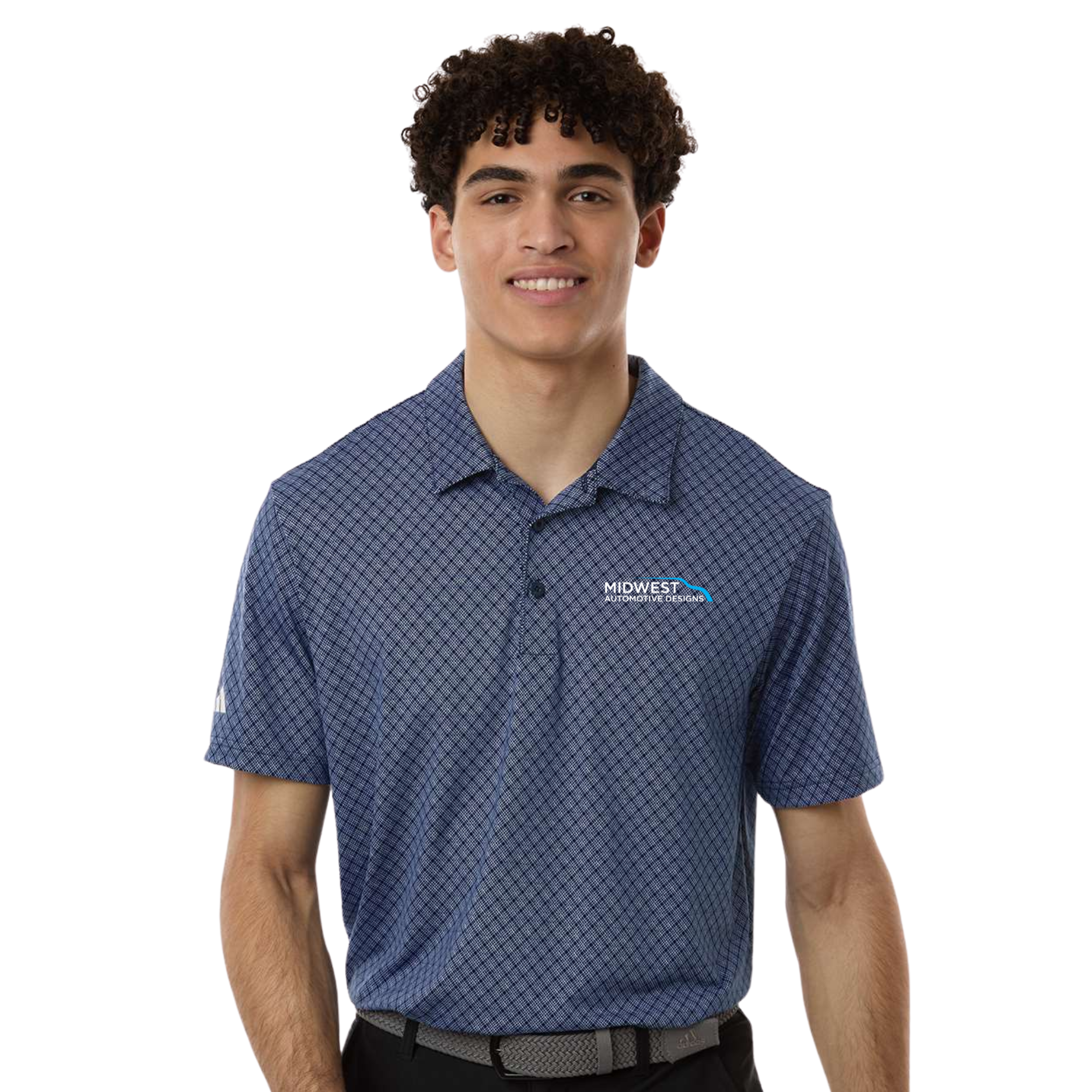 Adidas Men's 4-Way Stretch Printed Polo