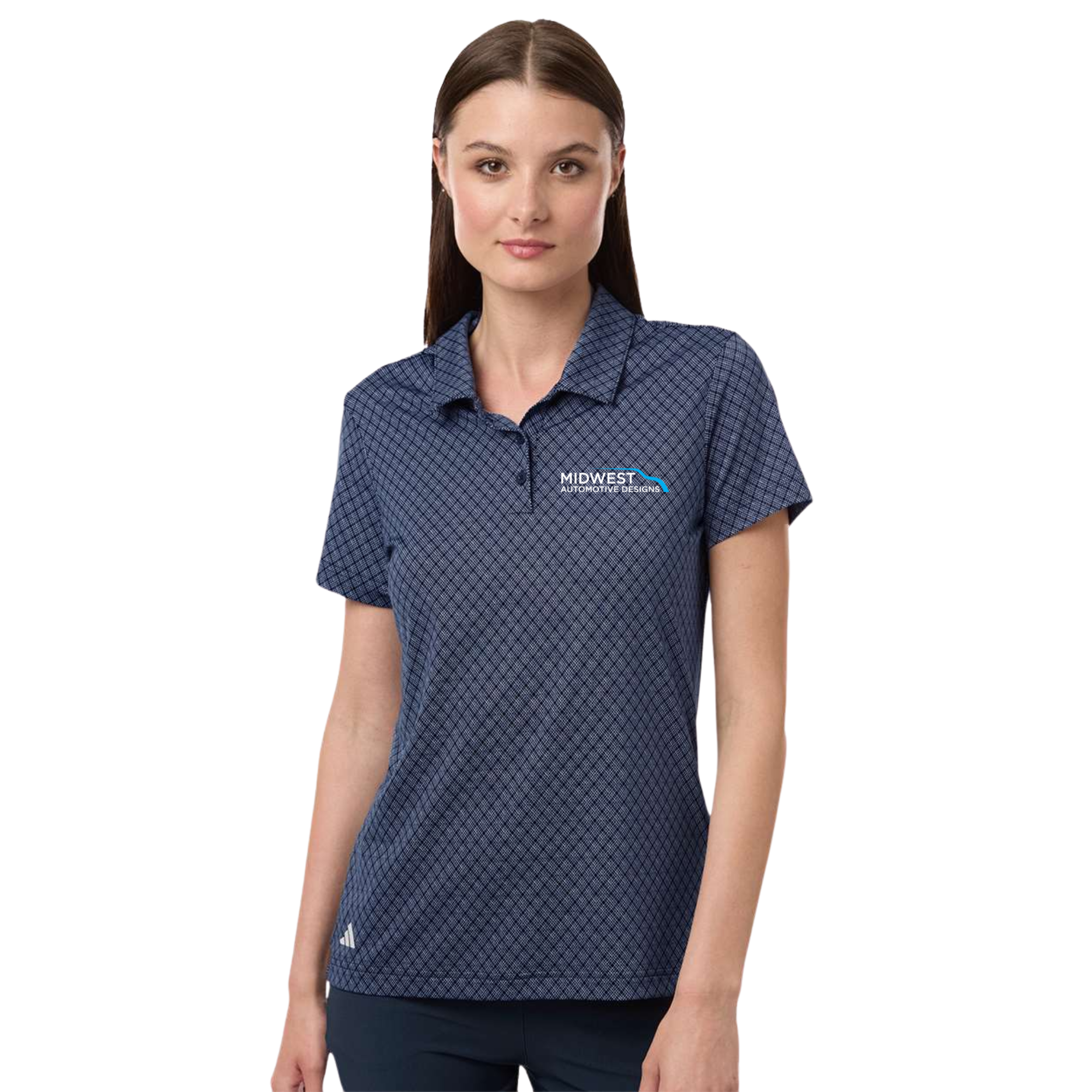 Adidas Women's 4-Way Stretch Printed Polo